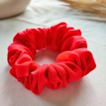 vivid-ruby-Dual-Tone-Satin-Scrunchie